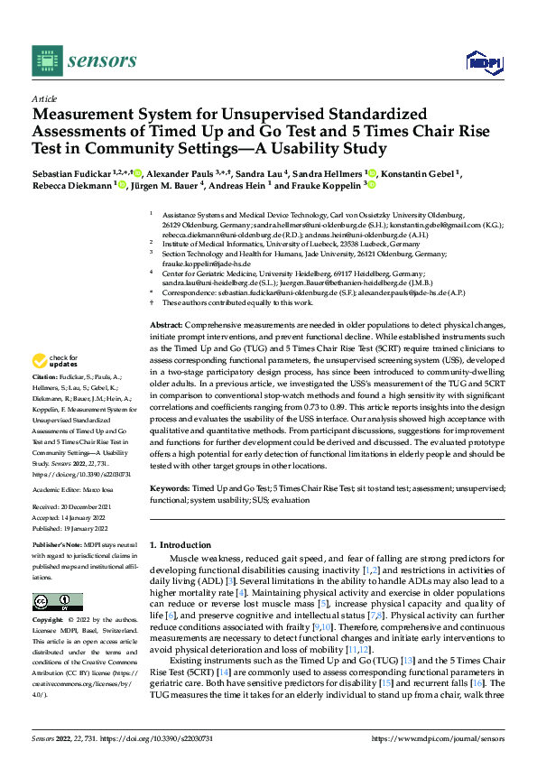 (PDF) Measurement System for Unsupervised Standardized Assessments of ...