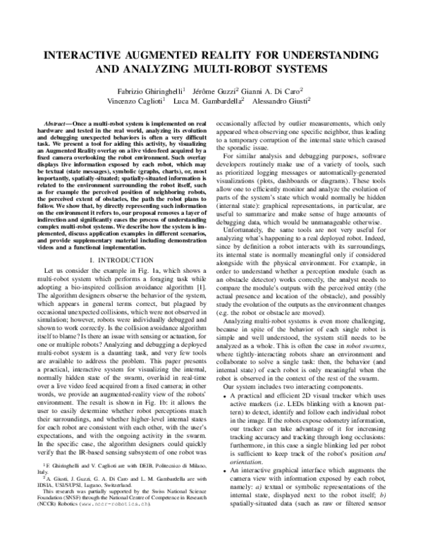 (PDF) Interactive Augmented Reality for understanding and analyzing ...