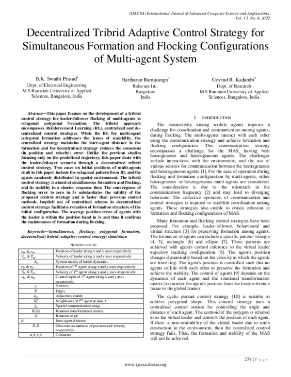 (PDF) Decentralized Tribrid Adaptive Control Strategy for Simultaneous ...