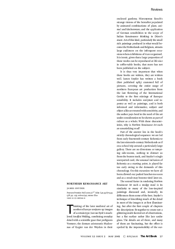 (PDF) Northern Renaissance Art
