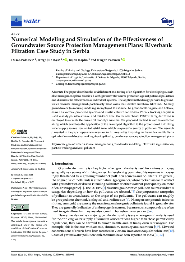 (PDF) Numerical Modeling and Simulation of the Effectiveness of ...