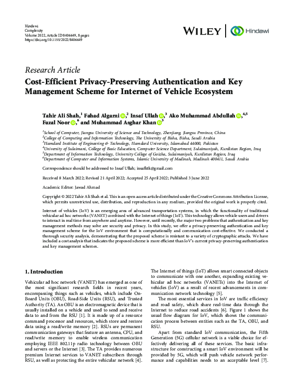 (PDF) Cost-Efficient Privacy-Preserving Authentication and Key ...
