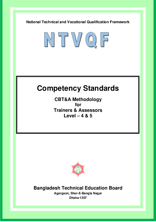 (PDF) CS for Trainers and Assessors Level 4 & 5 (BTEB)