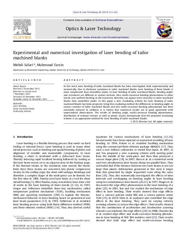 (PDF) Experimental and numerical investigation of lattice core sandwich ...