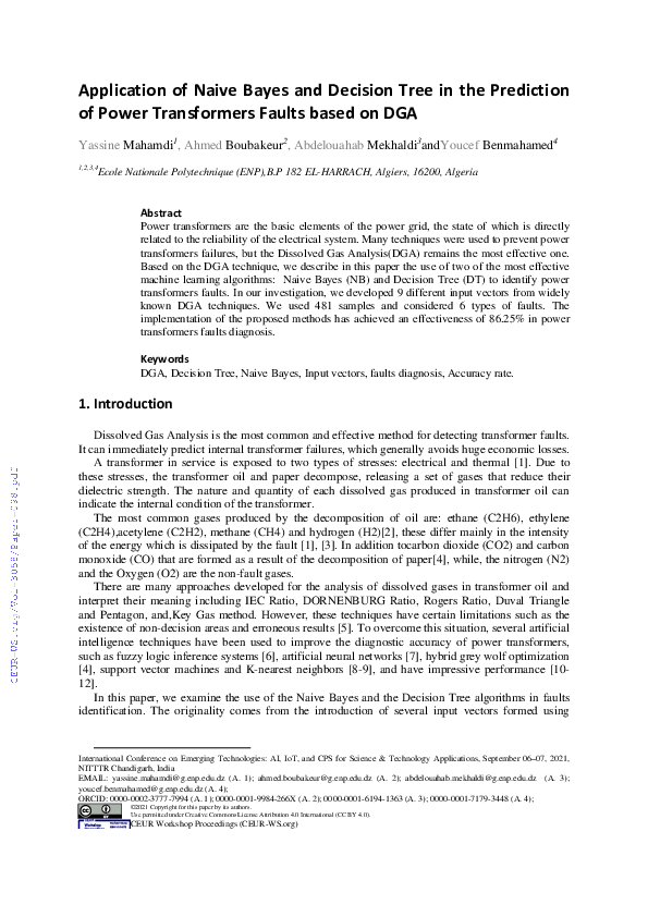 (PDF) Application of Naive Bayes and Decision Tree in the Prediction of ...