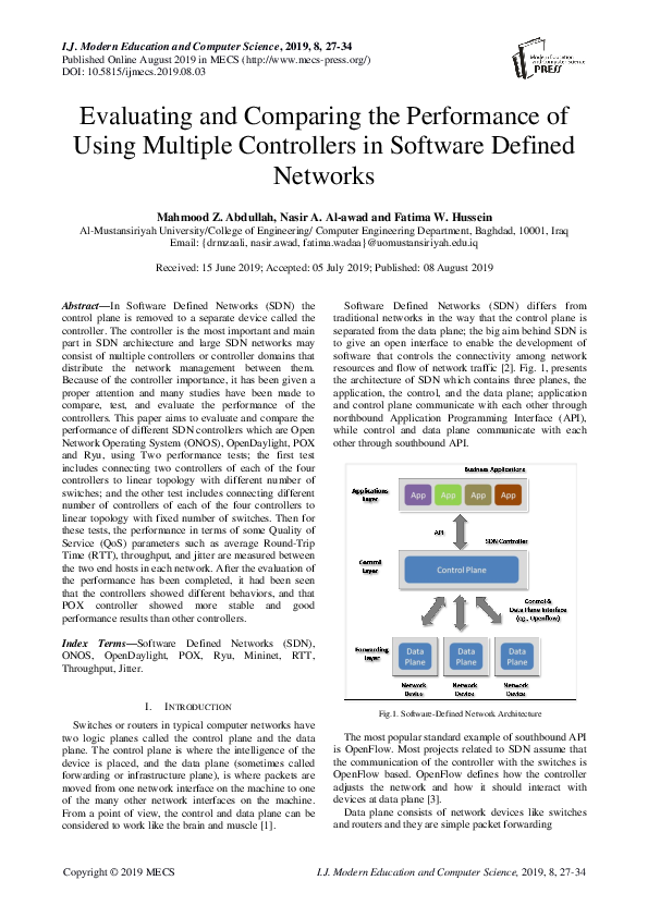 (PDF) Evaluating and Comparing the Performance of Using Multiple ...