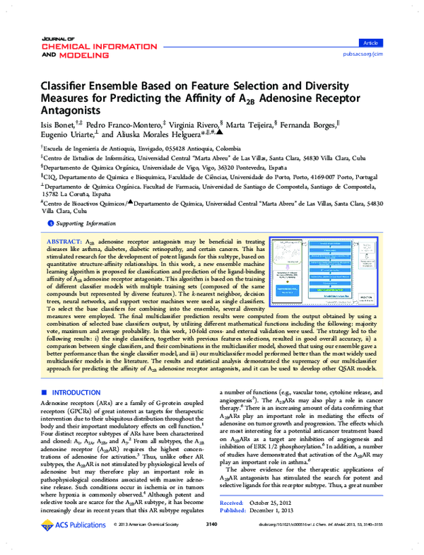 (PDF) Classifier Ensemble Based on Feature Selection and Diversity ...