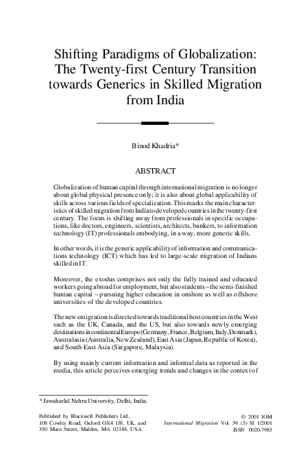 Three Globalizations Shaping The Twenty-First Century – CAJI