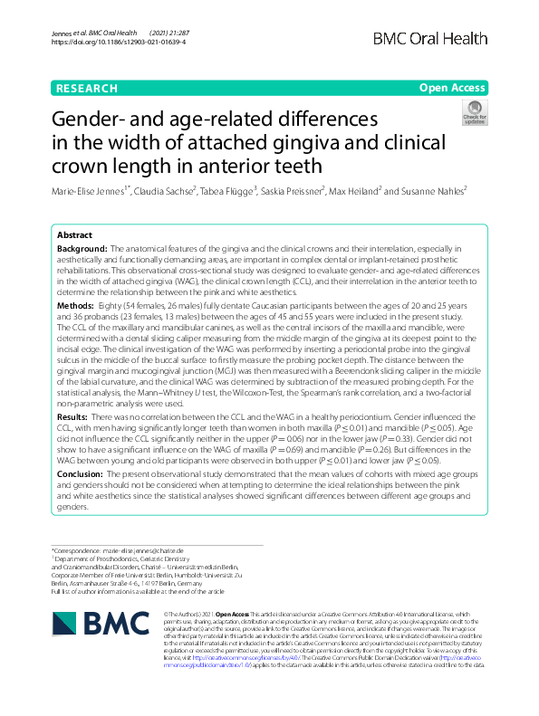 (PDF) Gender- and age-related differences in the width of attached ...