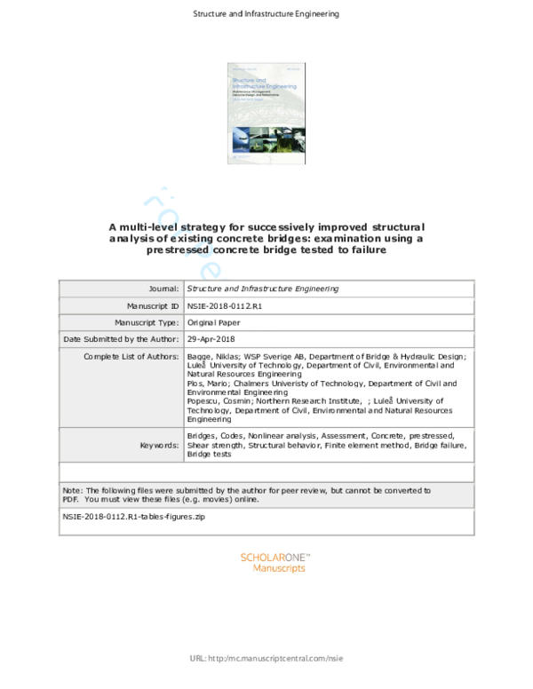 (PDF) A multi-level strategy for successively improved structural ...