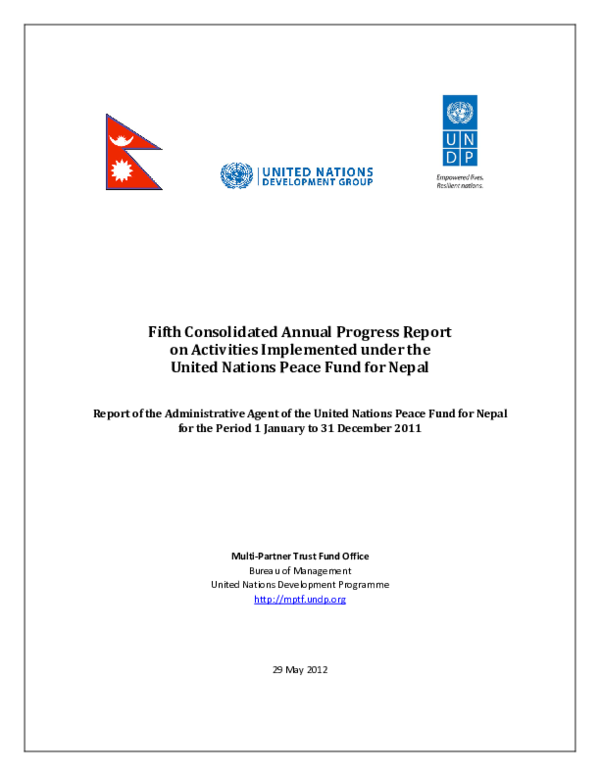 (PDF) World Food Programme (WFP)