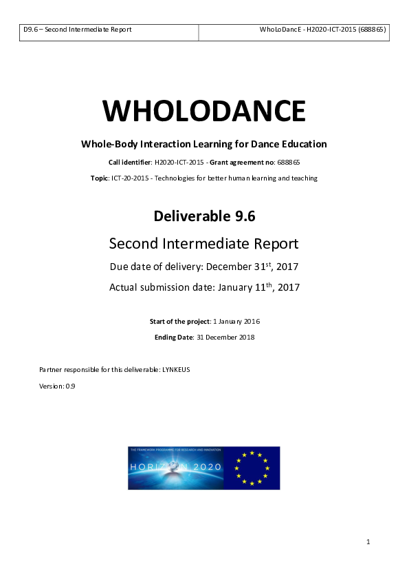(PDF) Second Intermediate Report