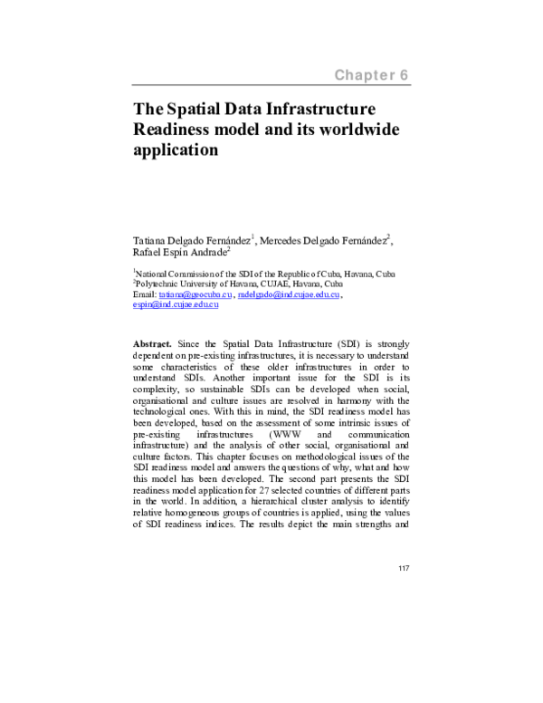(PDF) Chapter 6 The Spatial Data Infrastructure