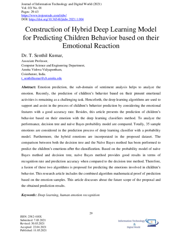 (PDF) Construction of Hybrid Deep Learning Model for Predicting ...