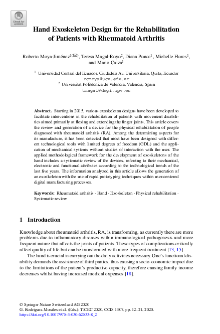 (PDF) Hand Exoskeleton Design for the Rehabilitation of Patients with ...