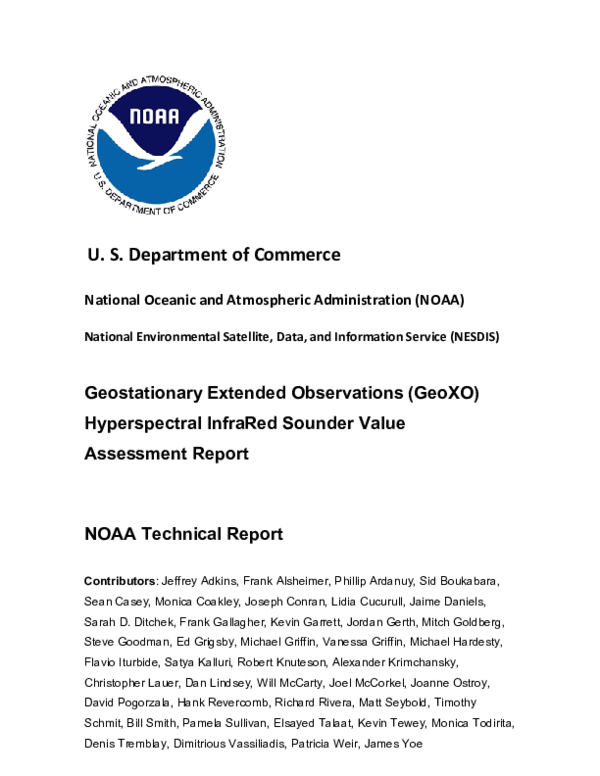 (PDF) Geostationary Extended Observations (GeoXO) Hyperspectral ...