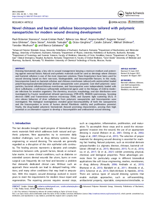 (PDF) Novel chitosan and bacterial cellulose biocomposites tailored ...