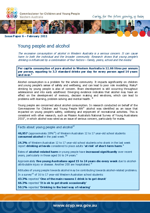(PDF) Young People and Alcohol