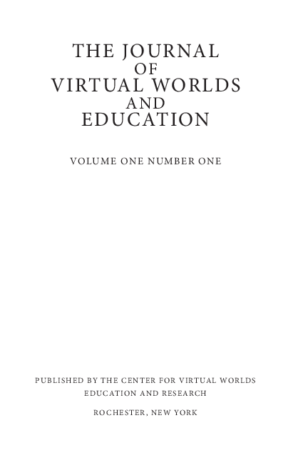 (PDF) The attributes and advantages of virtual worlds for real world ...
