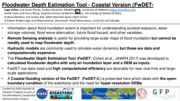 (PDF) Floodwater Depth Estimation Tool - Coastal Version (FwDET-C)