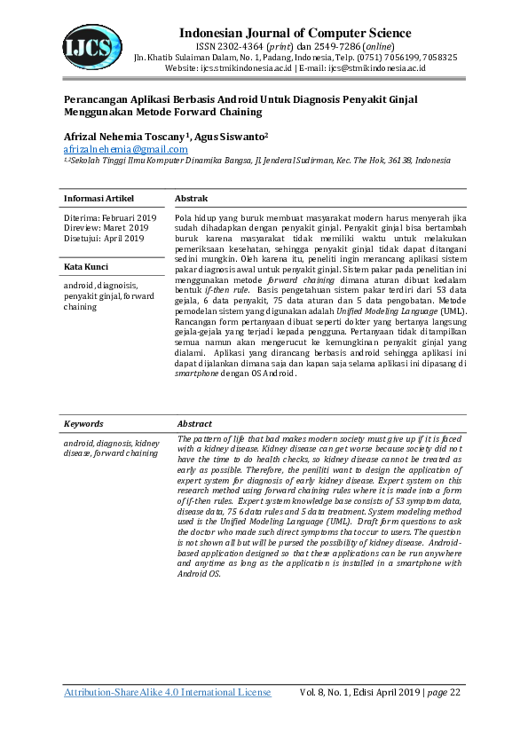 (PDF) Perancangan Aplikasi Berbasis Android Untuk Diagnosis Penyakit ...