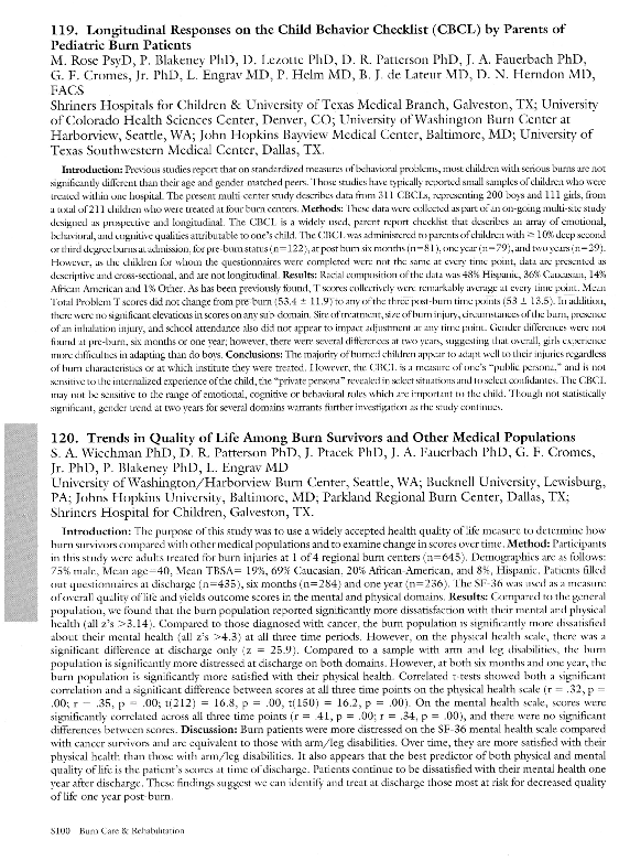 (PDF) Longitudinal Responses on the Child Behavior Checklist (CBCL) by ...
