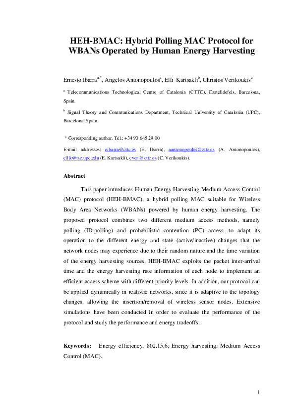 (PDF) Heh-Bmac: Hybrid Polling Mac Protocol For Wireless Body Area ...