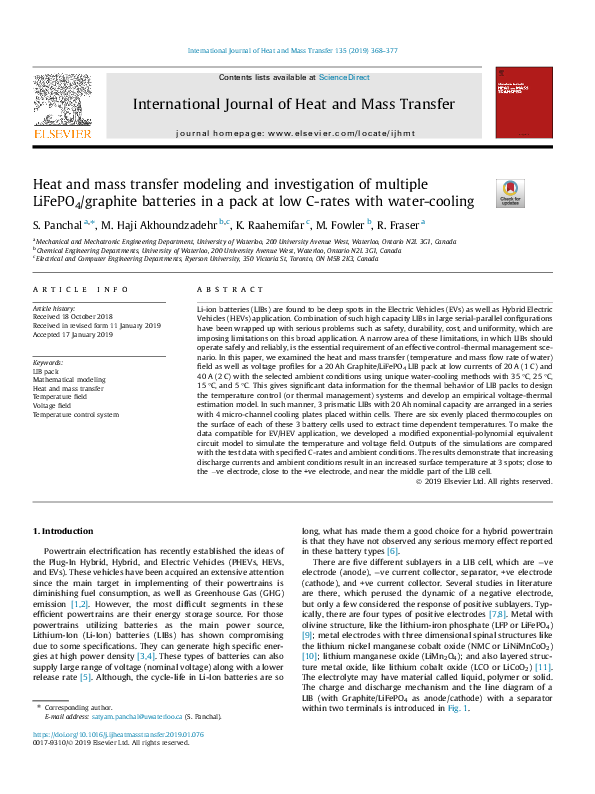 (PDF) Heat and mass transfer modeling and investigation of multiple ...