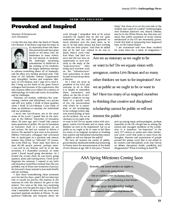 Provoked and Inspired