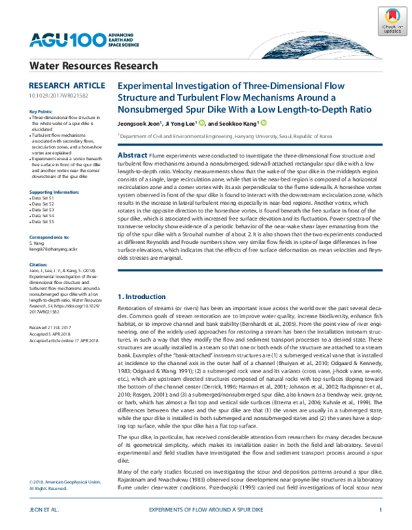 (PDF) Experimental Investigation of Three-Dimensional Modes in the Wake ...
