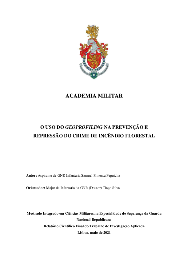 (PDF) O Uso Do Geoprofiling Na Prevenção e Repressão Do Crime De ...
