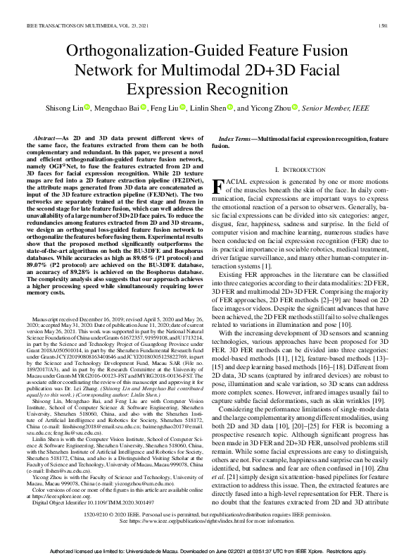 (PDF) Orthogonalization-Guided Feature Fusion Network for Multimodal 2D ...