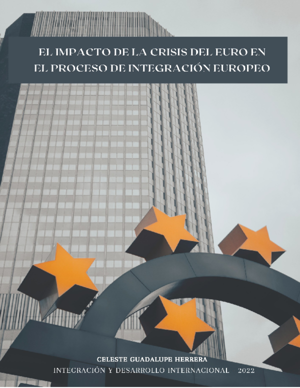 (DOC) El impacto de la crisis del euro en el proceso de integración ...