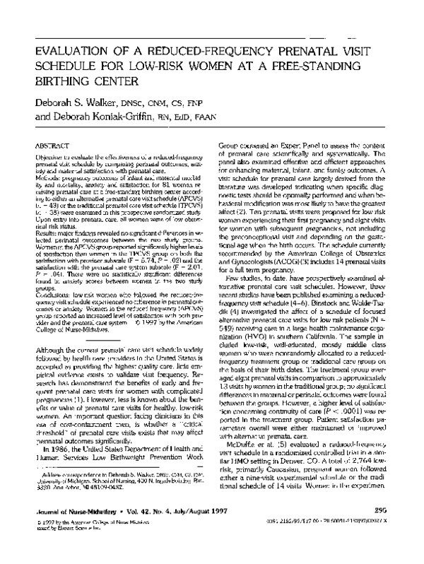 pdf-evaluation-of-a-reduced-frequency-prenatal-visit-schedule-for-low