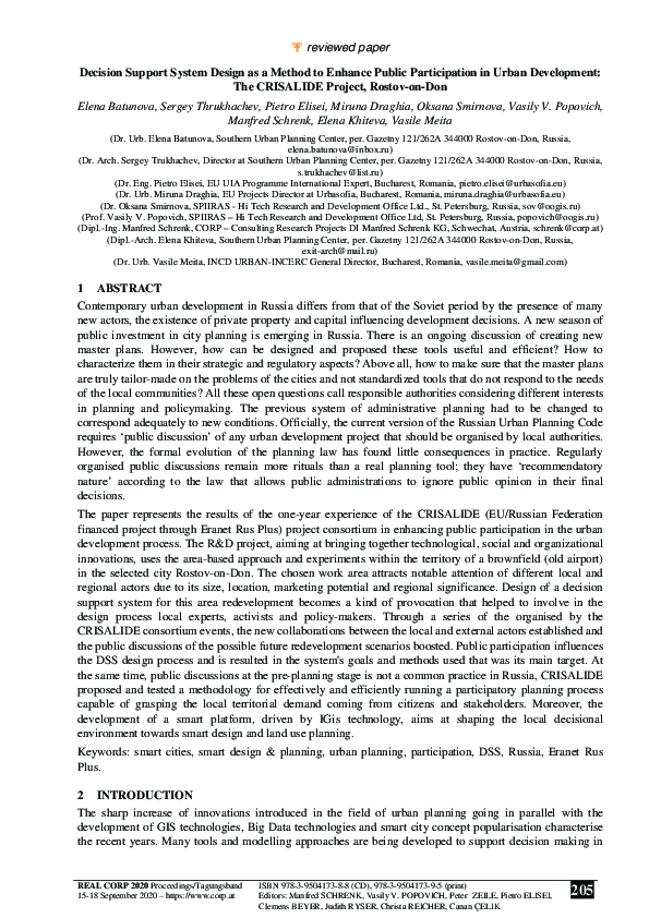 (PDF) Decision Support System Design as a Method to Enhance Public ...