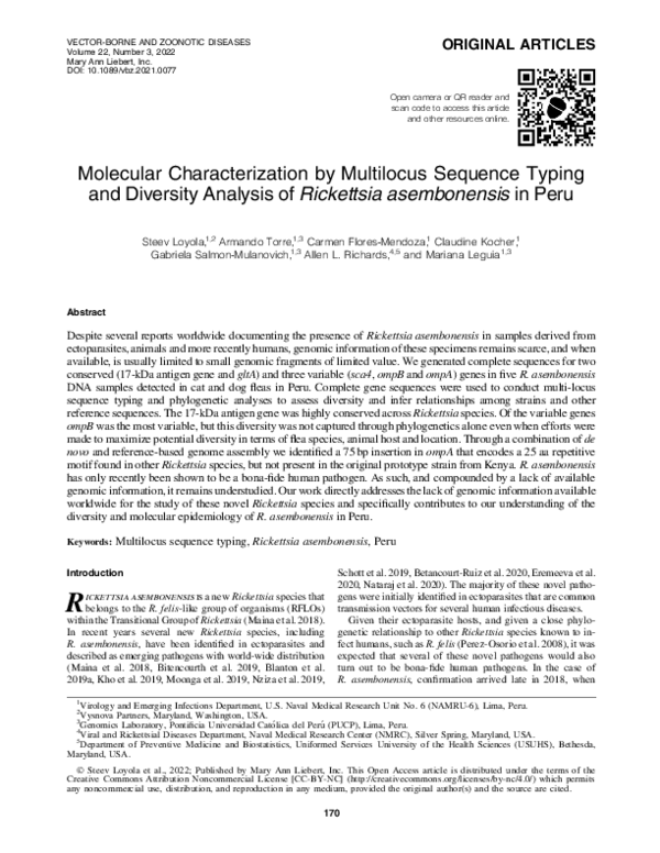 (PDF) Molecular Characterization by Multilocus Sequence Typing and ...