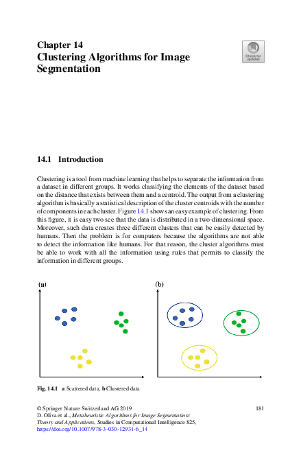 (PDF) Clustering Algorithms for Image Segmentation