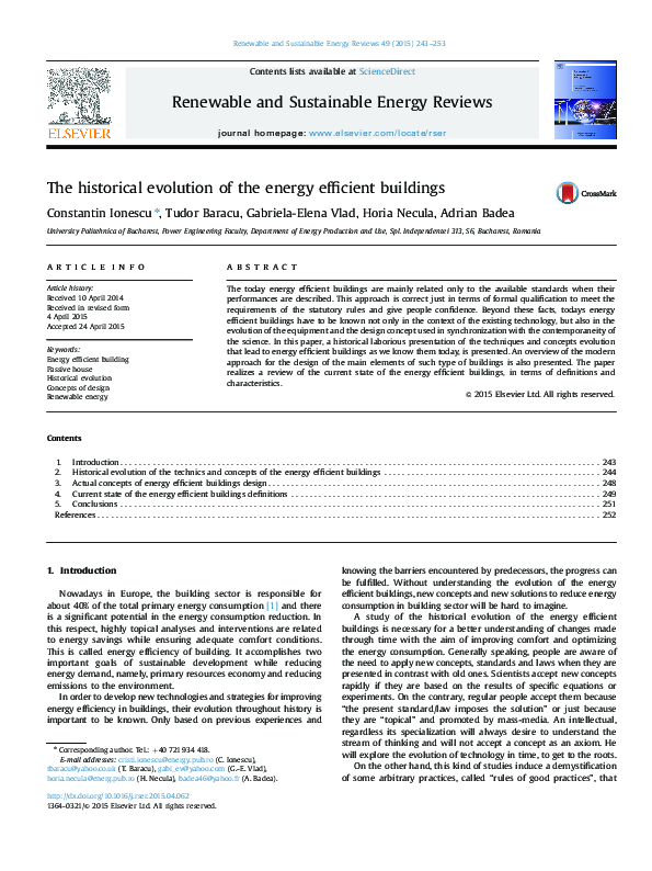 Curated visual reference: Picture Idea: Pdf The Historical Evolution Of The Energy Efficient Buildings