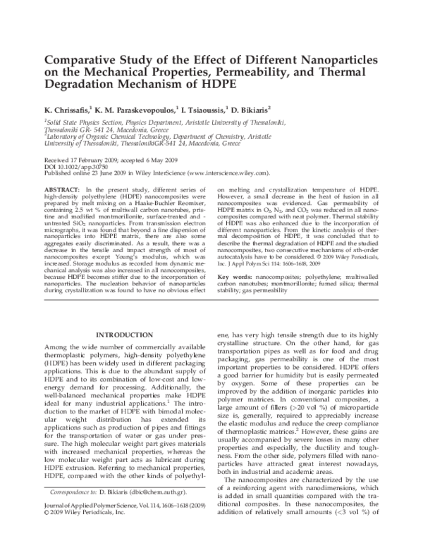 (PDF) Comparative study of the effect of different nanoparticles on the ...
