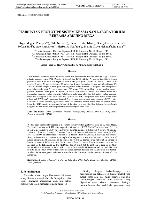 (PDF) Pembuatan Prototipe Sistem Keamanan Laboratorium Berbasis Arduino ...
