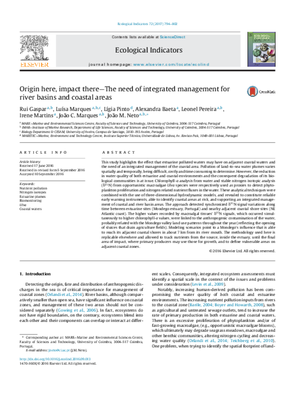 (PDF) Origin here, impact there—The need of integrated management for ...