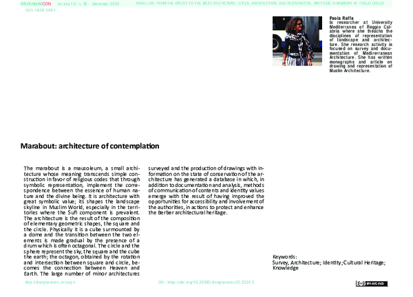 (PDF) Marabout: architecture of contemplation