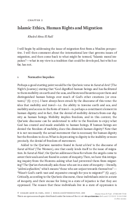 (PDF) Islamic Law and Human Rights