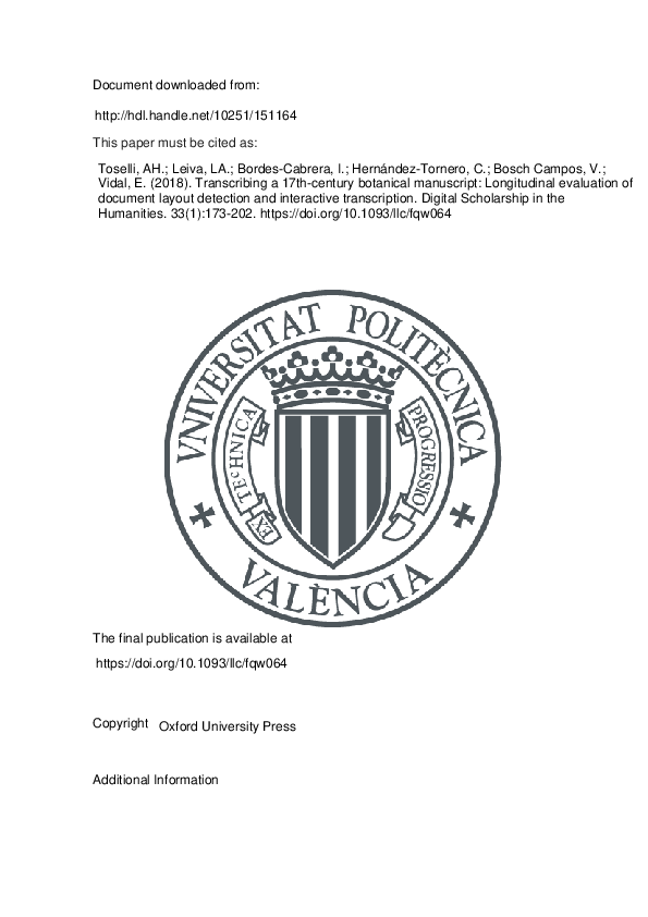  pdf transcribing a 17th century botanical manuscript longitudinal