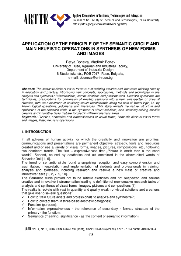 (PDF) Application of the principle of the semantic circle and main ...