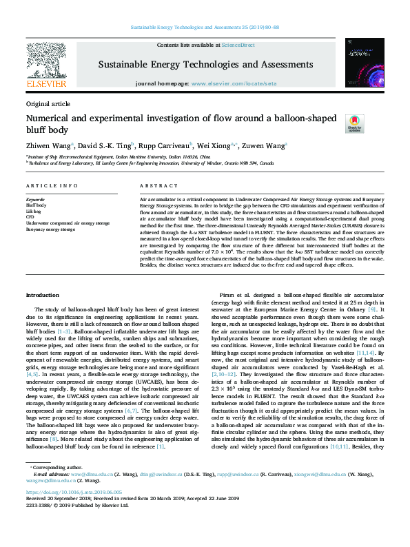 (PDF) Numerical and Experimental Investigation of Flow and Temperature ...