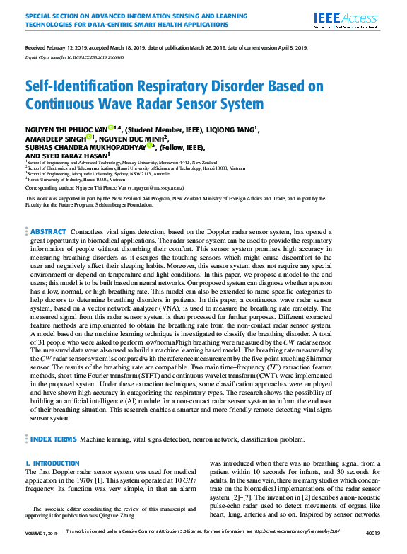 (PDF) Self-Identification Respiratory Disorder Based on Continuous Wave ...