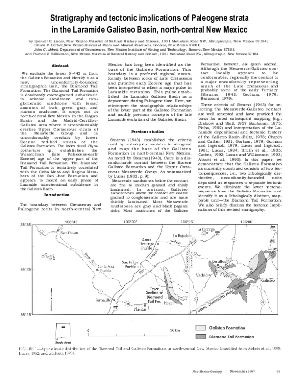 (PDF) Stratigraphy and tectonic implications of Paleogene strata in the ...