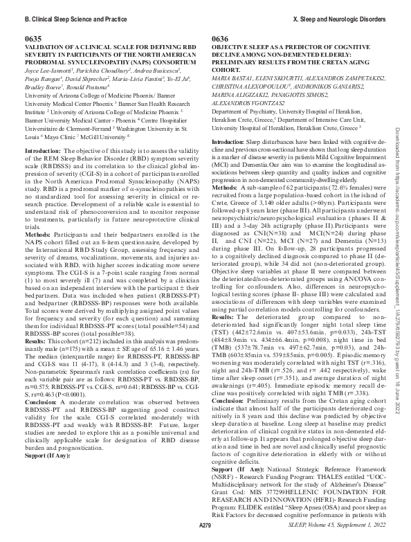 (PDF) 0635 Validation of a clinical scale for defining RBD severity in ...