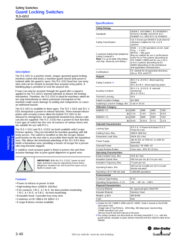 (PDF) Guard Locking Switches